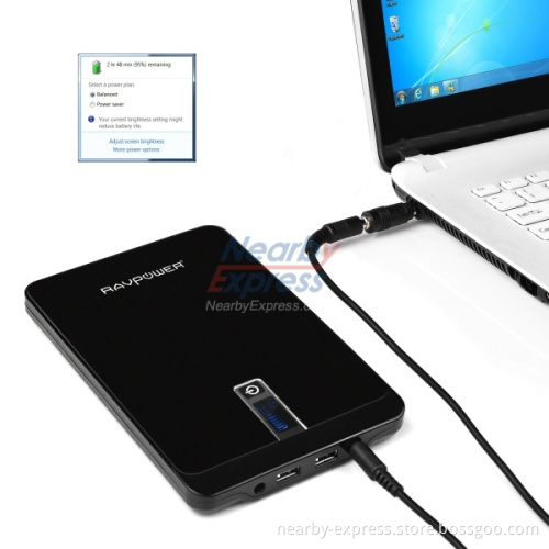 Power Bank for Laptop 23000mAh, 10 Connector for Many Laptop Brands, RAVPower Brand